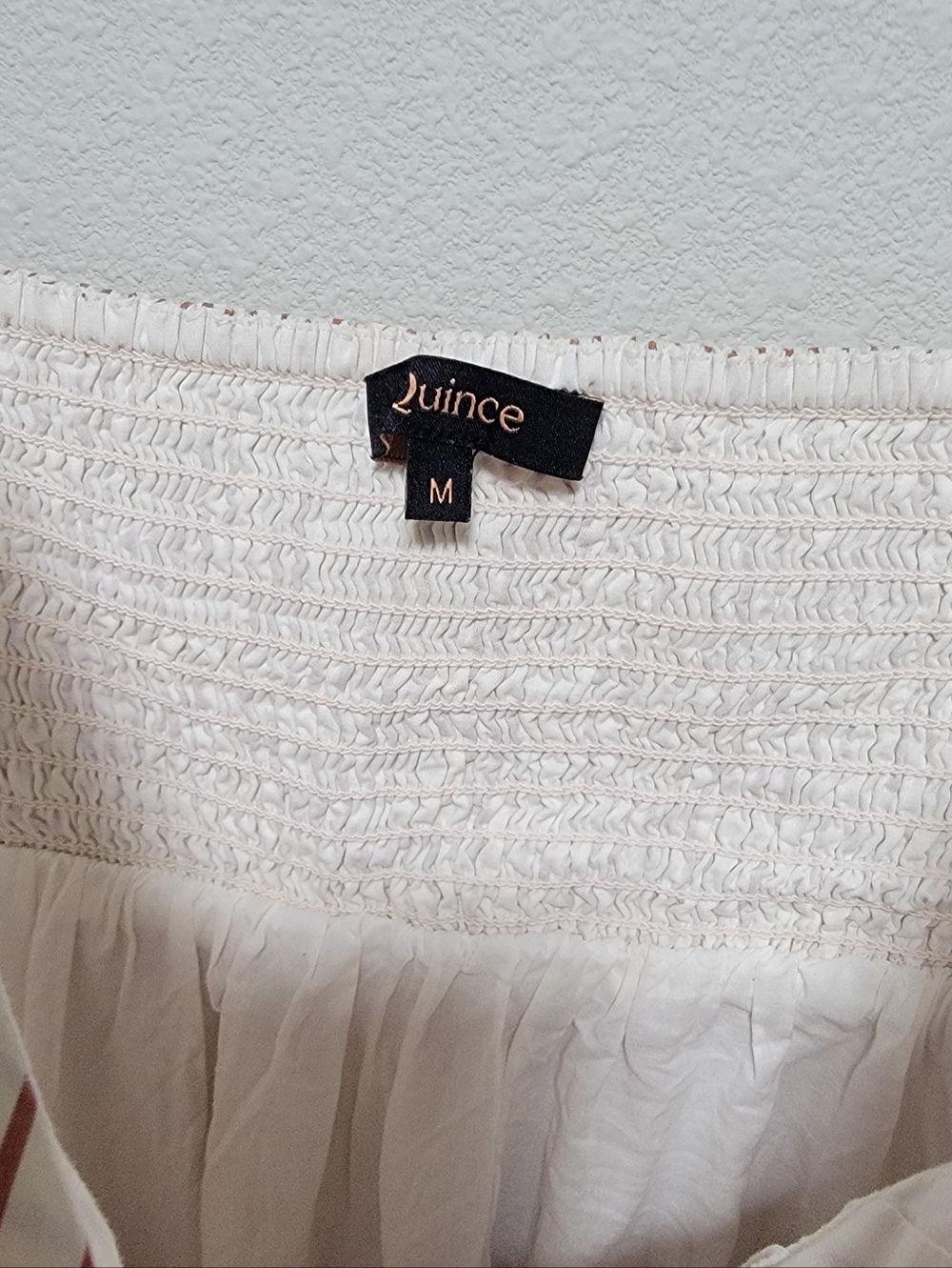 Quince Organic Cotton Sleeveless Maxi Terracotta Stripe Dress - Picture 5 of 9